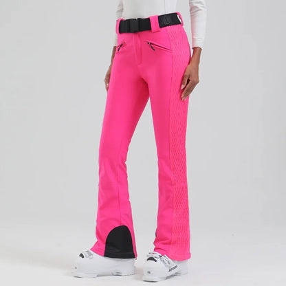 Womens snowboard Pants by Mioigee – Slim Fit, Elastic Waist, Waterproof & Breathable