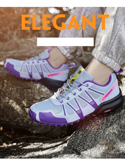 Men Women Waterproof Hiking Shoes Outdoor Camping Trainers Mountain Climbing Trekking Sneakers Walking Hunting Tactical Boots