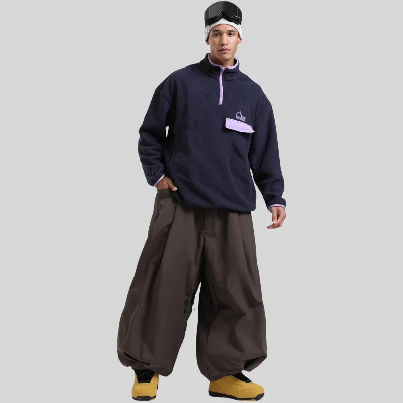 Baggy Snowboard Pants for Men – Waterproof Ski Pants with Thermal Insulation