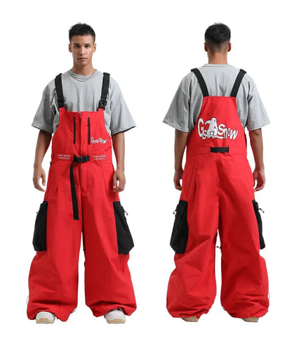 2025 Baggy Snowboard Pants Women Men - Best Baggy Snowboarding Pants Waterproof 20000mm