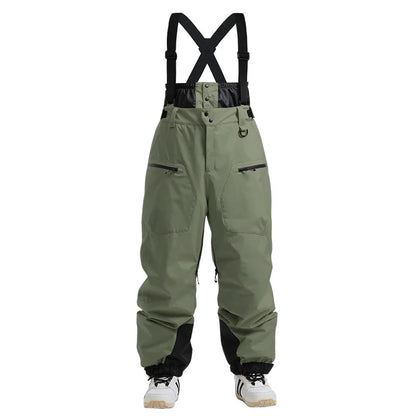 Mioigee Men’s Skiing Pants – Waterproof Snowboard Trousers, Warm Insulated Overalls