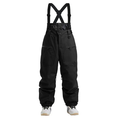 Men's Baggy Snowboard Pants - Waterproof 15000mm Snowboarding Pants Baggy Fit Winter Gear