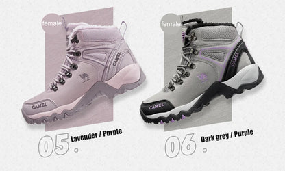 GOLDEN CAMEL Waterproof Hiking Shoes Military Hiking Boots High Top Trekking Shoes for Women 2024 Autumn Non-slip Wear-resistant