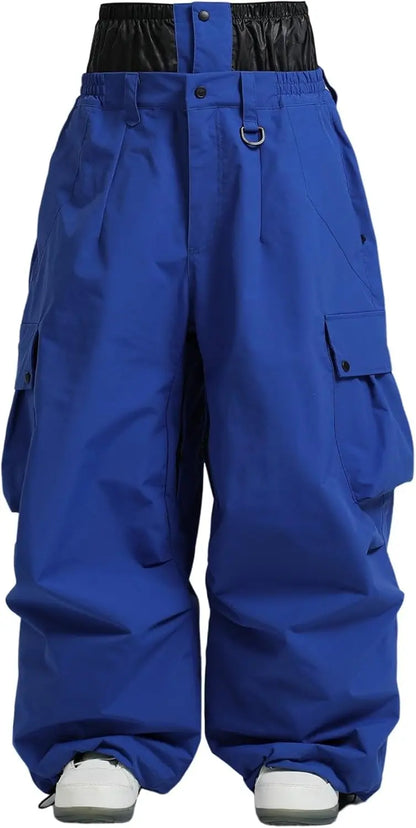 Men’s Super Baggy Snowboard Pants – Waterproof, Insulated, Loose Fit Ski Trousers