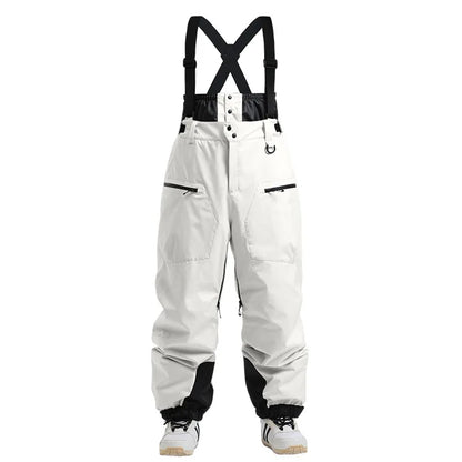 Mioigee Men’s Skiing Pants – Waterproof Snowboard Trousers, Warm Insulated Overalls