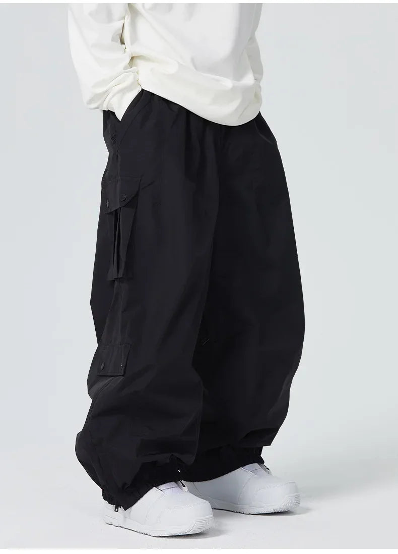 Dollplus Baggy Snowboard Pants – Waterproof, Breathable & Thermal Ski Overalls 2025