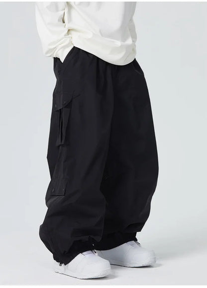 Dollplus Baggy Snowboard Pants – Waterproof, Breathable & Thermal Ski Overalls 2025