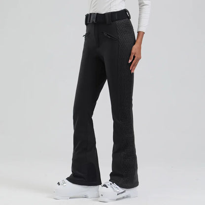 Womens snowboard Pants by Mioigee – Slim Fit, Elastic Waist, Waterproof & Breathable