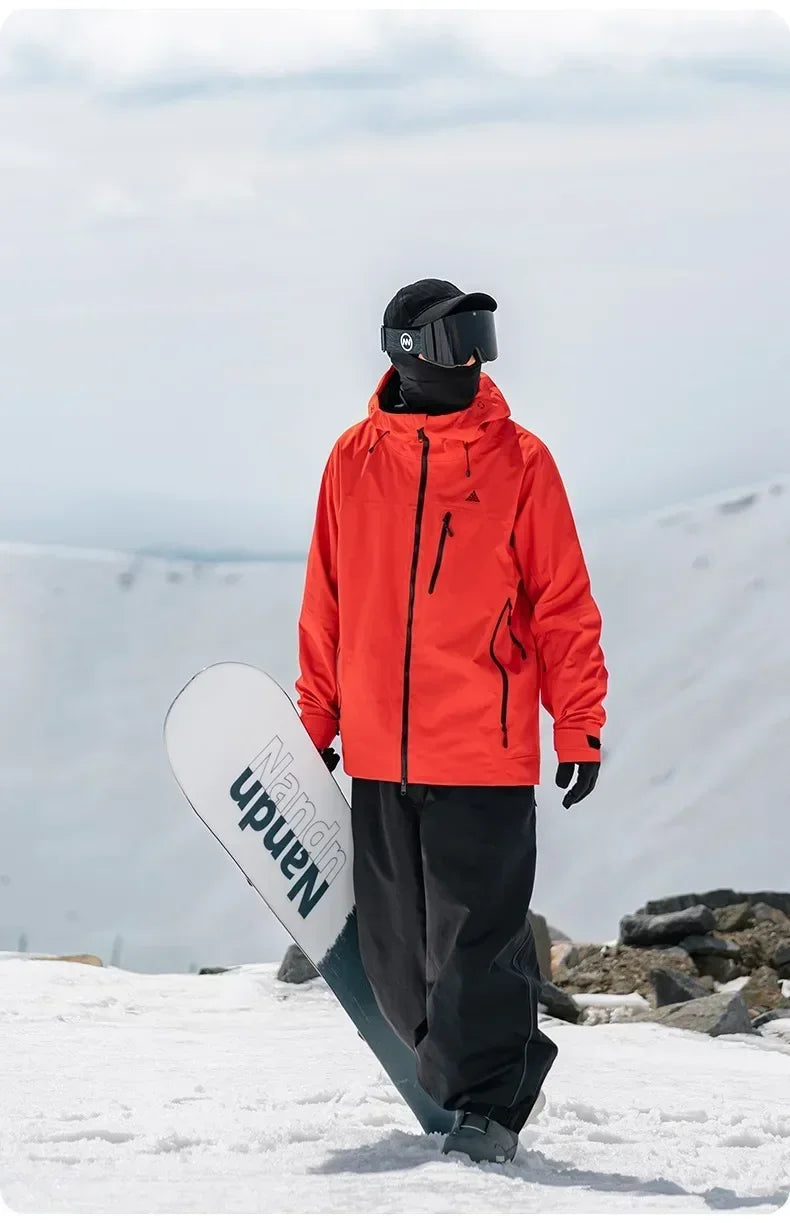 Snowboarding & Ski Pants – Wear-Resistant Waterproof Snowboard Pants, Unisex Loose Fit