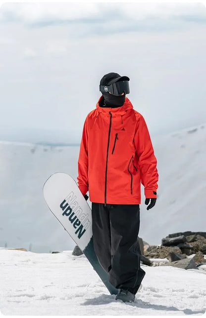 Snowboarding & Ski Pants – Wear-Resistant Waterproof Snowboard Pants, Unisex Loose Fit
