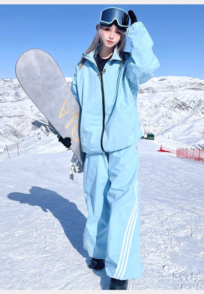 APVCX 2025 Unisex Ski Pants – 3L Waterproof Hard Shell Snowboard & Ski Trousers