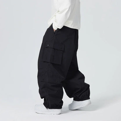 Baggy Snowboard Pants by Mioigee – Thermal, Loose-Fit Ski Pants for Men & Wome