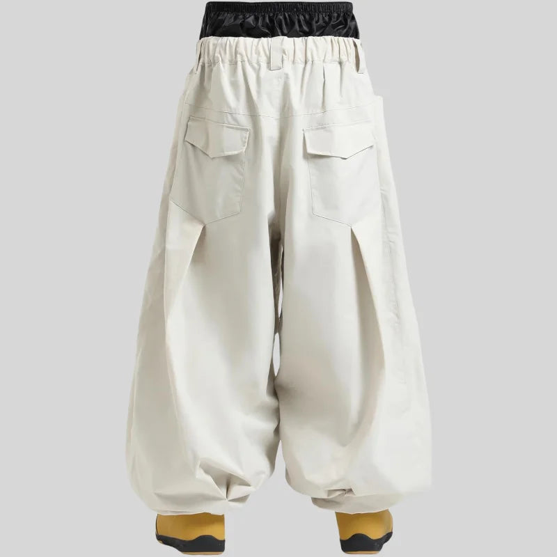 Baggy Snowboard Pants for Men – Waterproof Ski Pants with Thermal Insulation