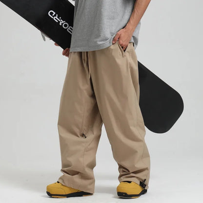 Women’s Baggy Ski Pants by Dollplus – Breathable, Waterproof, and Windproof Snowboard Trousers fro Men
