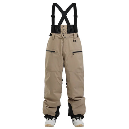 Mioigee Men’s Skiing Pants – Waterproof Snowboard Trousers, Warm Insulated Overalls