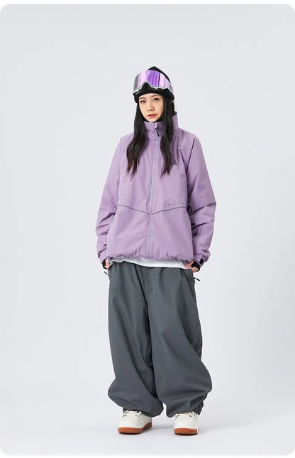 Southern Potato Ski Pants Women's Single Board Waterproof Ski Outerwear Loose Fit Men's Casual Pants For Outdoor Activities