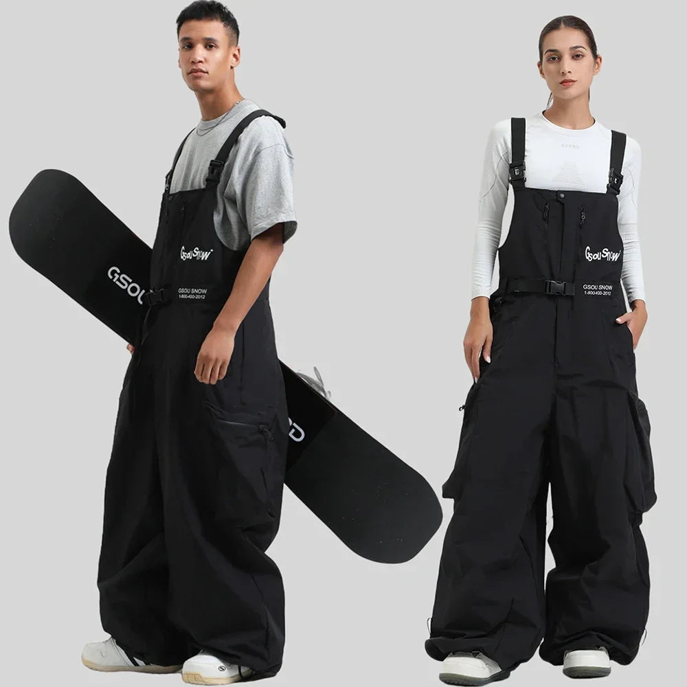 2025 Baggy Snowboard Pants Women Men - Best Baggy Snowboarding Pants Waterproof 20000mm