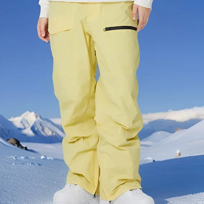 Ski Pants for Women | Winter Warm Waterproof Snow Pants 2025 – Windproof Ski Trousers for Men & Women, Breathable Thermal Snowboarding Gear