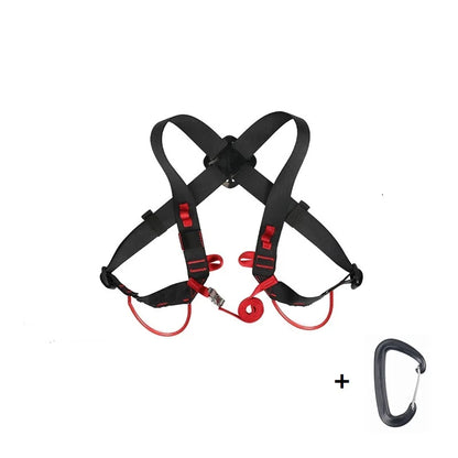 Rock Climbing Shoulder Girdles Adjustable Chest Safety Belt Harness