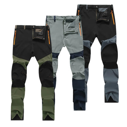 Men's Quick Dry Hiking Pants - Lightweight Trekking Trousers Fishing Cycling Camping