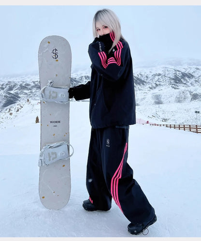APVCX 2025 Unisex Ski Pants – 3L Waterproof Hard Shell Snowboard & Ski Trousers