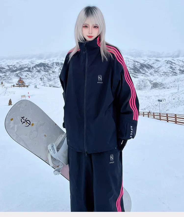 APVCX 2025 Unisex Ski Pants – 3L Waterproof Hard Shell Snowboard & Ski Trousers