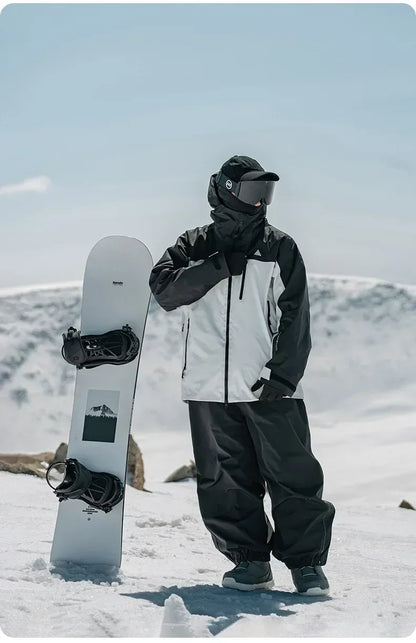 Snowboarding & Ski Pants – Wear-Resistant Waterproof Snowboard Pants, Unisex Loose Fit