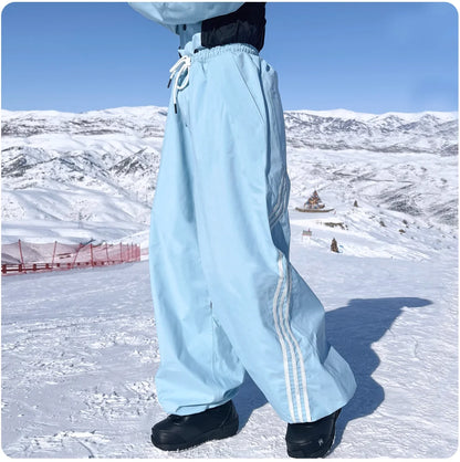 APVCX 2025 Unisex Ski Pants – 3L Waterproof Hard Shell Snowboard & Ski Trousers
