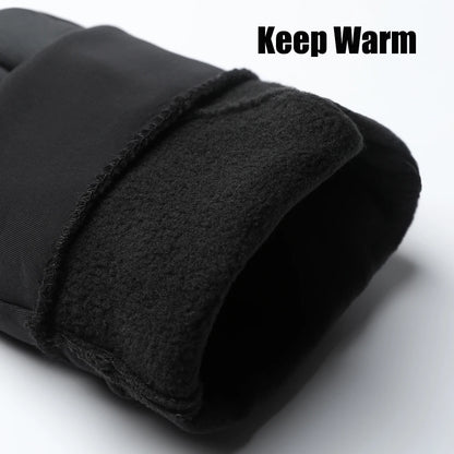 Unisex Winter Touchscreen Gloves Windproof Warm Skiing Outdoor Sports Cycling Fishing Running Snowboarding Anti-Freeze Gloves