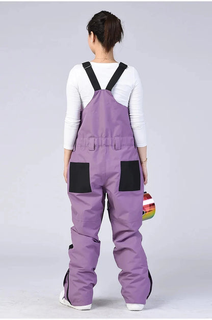 New Men and Women Winter Outdoor Ski Pants Windproof Waterproof Warm Breathable Snowboarding Pants Snow Sports Bibs Pants