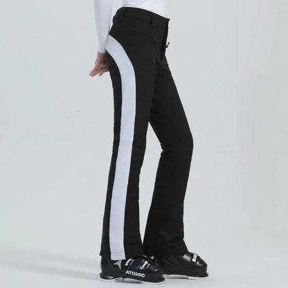 Ladies High Elasticity Ski Pants – Slim Fit Women’s Waterproof Snow Pants