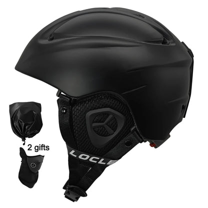 LOCLE Men Skiing Helmet Children Women Ultralight Extreme Sports Skateboard Snowboard Helmet Snowmobile Motorcycle Helmet