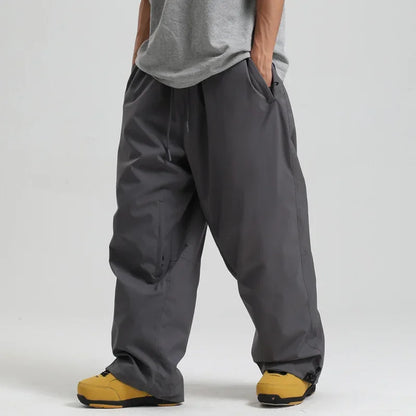 Women’s Baggy Ski Pants by Dollplus – Breathable, Waterproof, and Windproof Snowboard Trousers fro Men