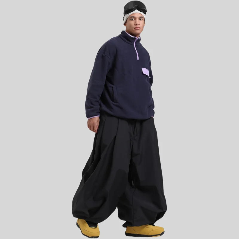 Baggy Snowboard Pants for Men – Waterproof Ski Pants with Thermal Insulation