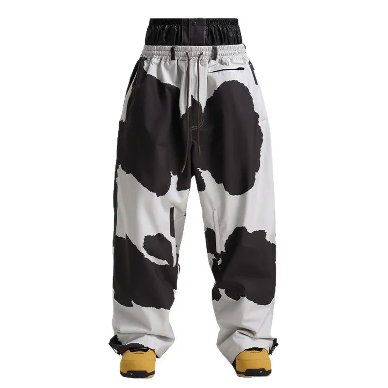Dollplus Baggy Ski Pants – Waterproof Windproof Snowboard Trousers for Men & Women