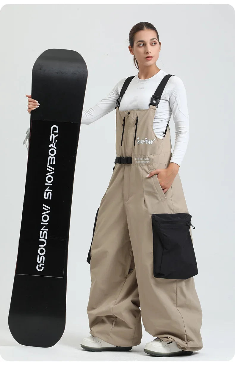 2025 Baggy Snowboard Pants Women Men - Best Baggy Snowboarding Pants Waterproof 20000mm
