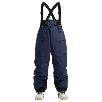 Mioigee Men’s Skiing Pants – Waterproof Snowboard Trousers, Warm Insulated Overalls