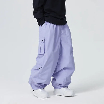 Dollplus Baggy Snowboard Pants – Waterproof, Breathable & Thermal Ski Overalls 2025