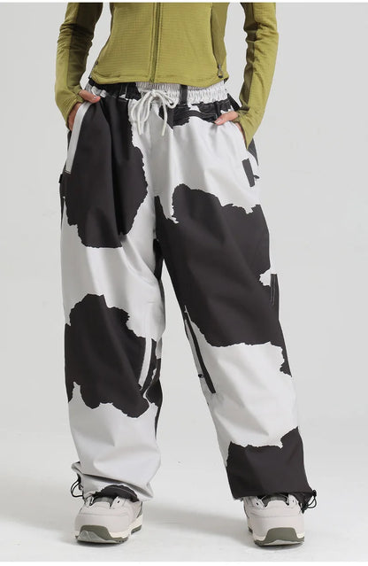 Women’s Baggy Ski Pants by Dollplus – Breathable, Waterproof, and Windproof Snowboard Trousers fro Men