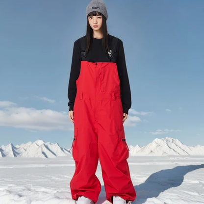 Dollplus Winter Ski Pants – Unisex Snowboard Overalls, 15,000mm Waterproof & Windproof