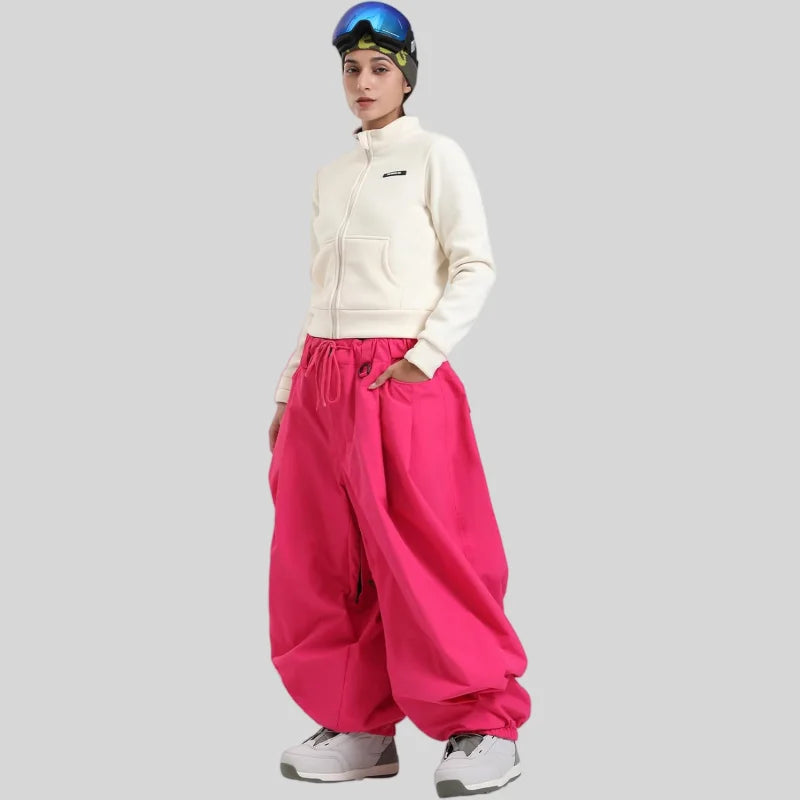 Baggy Snowboard Pants for Men – Waterproof Ski Pants with Thermal Insulation