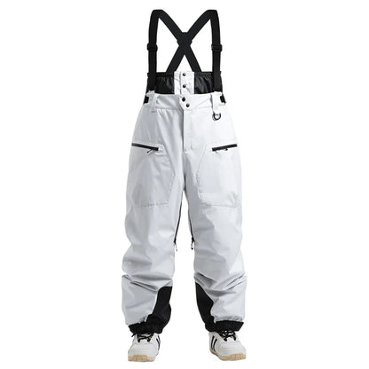 Mioigee Men’s Skiing Pants – Waterproof Snowboard Trousers, Warm Insulated Overalls