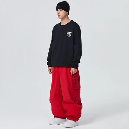 Baggy Snowboard Pants by Mioigee – Thermal, Loose-Fit Ski Pants for Men & Wome