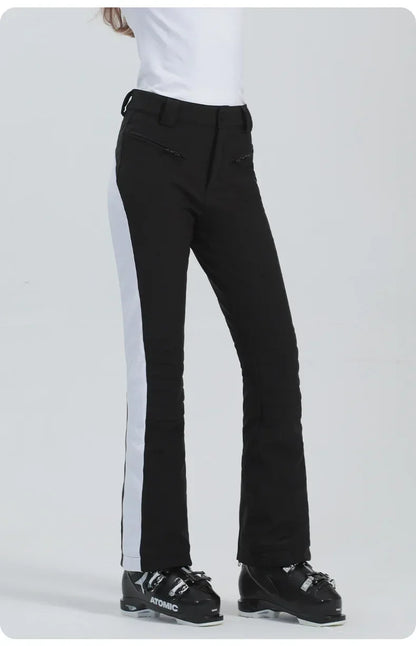 Ladies High Elasticity Ski Pants – Slim Fit Women’s Waterproof Snow Pants