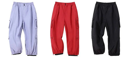 Dollplus Baggy Snowboard Pants – Waterproof, Breathable & Thermal Ski Overalls 2025