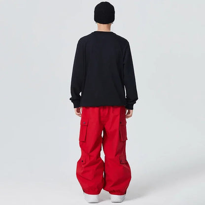 Baggy Snowboard Pants by Mioigee – Thermal, Loose-Fit Ski Pants for Men & Wome