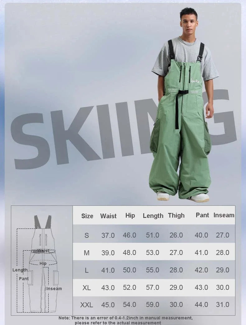 2025 Baggy Snowboard Pants Women Men - Best Baggy Snowboarding Pants Waterproof 20000mm