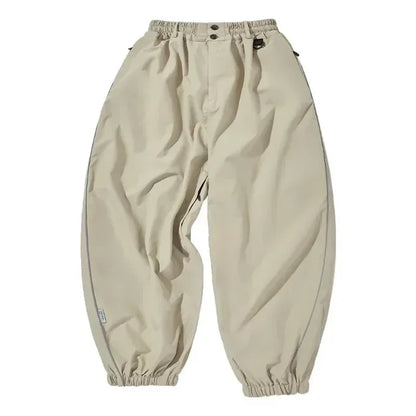 Snowboarding & Ski Pants – Wear-Resistant Waterproof Snowboard Pants, Unisex Loose Fit