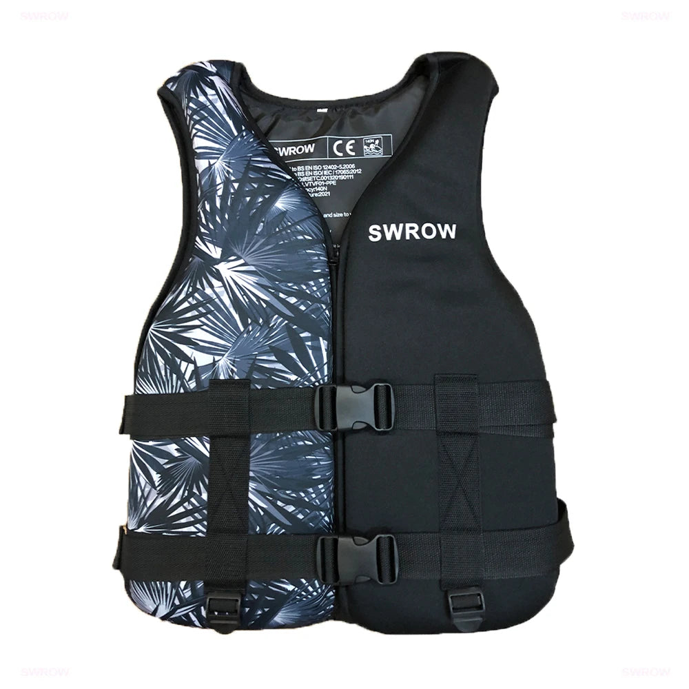 New Life Jacket Neoprene Safety Life Vest Water Sports Fishing Kayaking Boating Swimming Drifting Safety Vest for Adult Children
