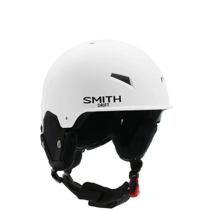 White helmet with 'Smith' branding on a white background